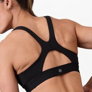 Athleta Black Sports Bra-Pads Included
